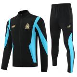 Chándal Olympique Marsella 2025/26-Black (Cremallera larga)